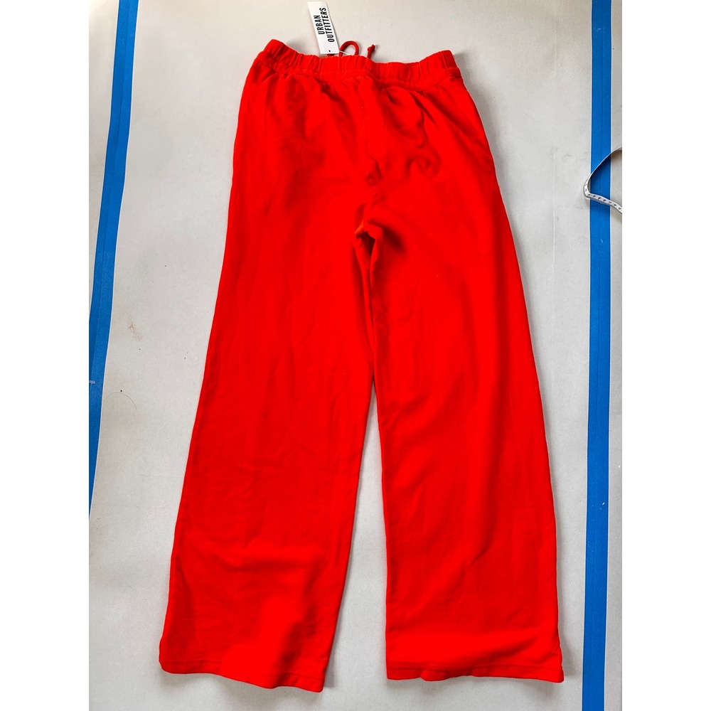 Urban Outfitters Out From Under Orange Wide Leg Seam Front Sweatpants Medium NWT - Picture 3 of 8